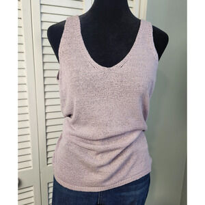 Lavender Knit Tank Top Size Medium
